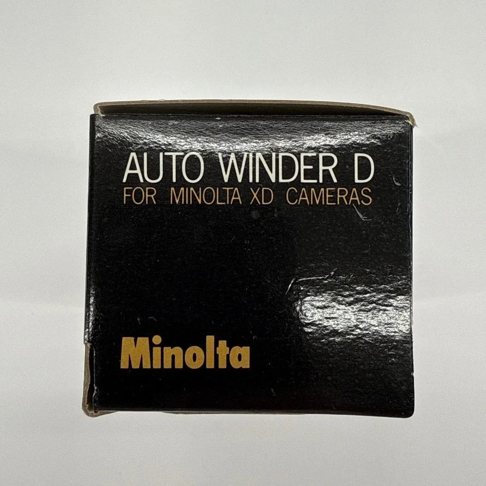 Minolta Auto Winder D for XD Series Film Cameras with Case, Box Japan 8731-107